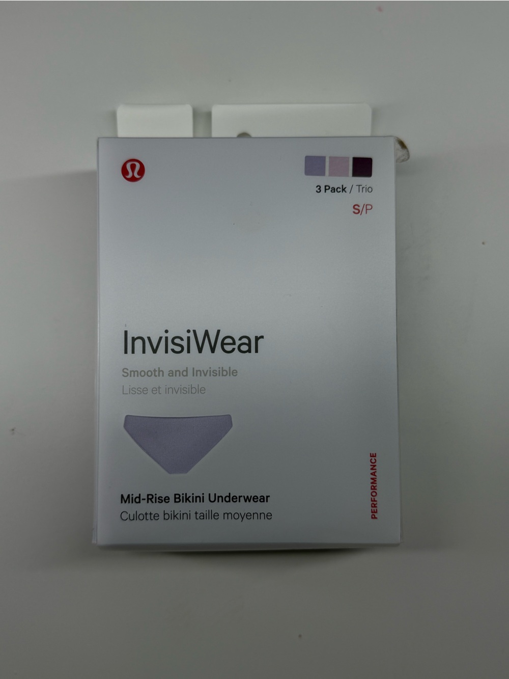 lululemon athletica Invisilwear Mid-Rise Bikini Underwear - Lavender (3 Pack)